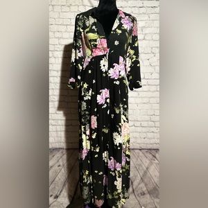 Zara size M maxi dress floral